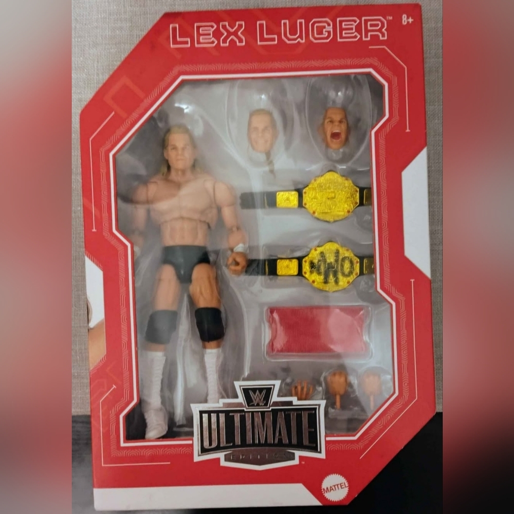 Lex Luger Autographed 8x10 Photo and Brand new Lex Luger Ultimate Edition Figure - Picture 5 of 6
